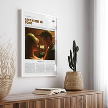 Last Night in Soho, Edgar Wright, Retro Movie Poster, Custom Movie Poster Print 4421172272