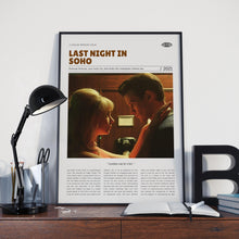 Last Night in Soho, Edgar Wright, Retro Movie Poster, Custom Movie Poster Print 4421172272