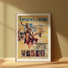 Lawrence of Arabia Movie Poster French Lawrence of Arabia Vintage Film Poster Classic Epic Movie Wall Art Hollywood Vintage Movie Poster 1826233161