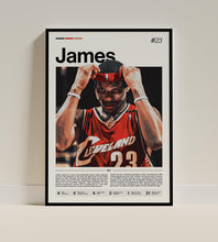 LeBron James Poster, NBA Basketball Print, Sports Artwork, James Lakers NBA 4455675513