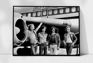 Led Zeppelin Poster, Black and White, Led Zeppelin Photo Print, Retro Wall Art, 1970s, Vintage Poster, Music Studio Decor, Digital Download 1762742161