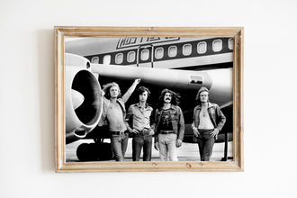 Led Zeppelin Poster, Black and White, Led Zeppelin Photo Print, Retro Wall Art, 1970s, Vintage Poster, Music Studio Decor, Digital Download 1762742161