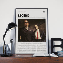 Legend, Brian Helgeland, Retro Movie Poster, Custom Movie Poster Print 4421166255