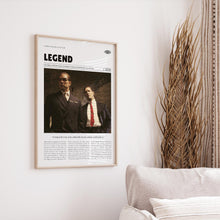 Legend, Brian Helgeland, Retro Movie Poster, Custom Movie Poster Print 4421166255