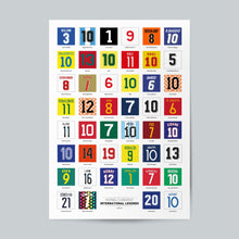 Legends of Football Art Print International Soccer Stars 1561381715