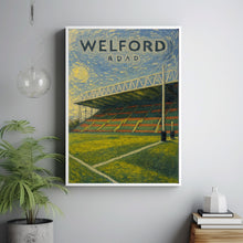 Leicester Tigers Welford Road From The Try Line Poster