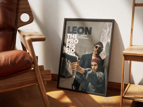Leon Poster, Leon The Professional, Retro Vintage Film, Luc Besson, Mathilda, Natalie Portman 4406335795