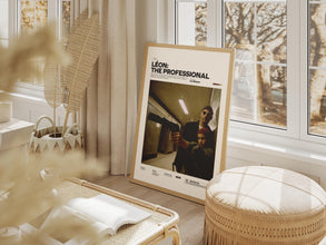 Leon The Professional Movie Poster, Alternative Movie Poster Print, Jean Reno, Gary Oldman and Natalie Portman Film Leon Print Wall Art 1865256030