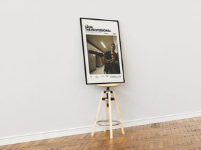 Leon The Professional Movie Poster, Alternative Movie Poster Print, Jean Reno, Gary Oldman and Natalie Portman Film Leon Print Wall Art 1865256030