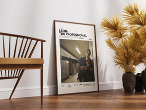 Leon The Professional Movie Poster, Alternative Movie Poster Print, Jean Reno, Gary Oldman and Natalie Portman Film Leon Print Wall Art 1865256030