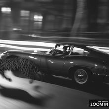 Leopard Vintage Car Print, Luxury Black and White Wall Art, Hypebeast Print, Vintage Print, Photography Prints, Museum Quality Photo Print 4342709007