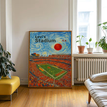 Levi Stadium Poster, 49ers Poster, Minimalist, Helvetica, Mid-Century Modern, Football Art, Football Stadium Poster, San Francisco 49ers