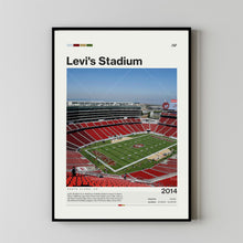 Levi's Stadium Poster, San Francisco 49ers Poster Print, NFL Stadium Poster, Football Fan Gift Print