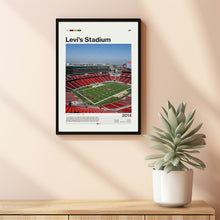 Levi's Stadium Poster, San Francisco 49ers Poster Print, NFL Stadium Poster, Football Fan Gift Print