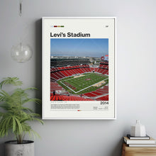 Levi's Stadium Poster, San Francisco 49ers Poster Print, NFL Stadium Poster, Football Fan Gift Print