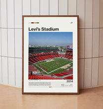 Levi's Stadium Poster, San Francisco 49ers Poster Print, NFL Stadium Poster, Football Fan Gift Print