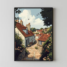 Lewes Travel Print Wall Art, Lewes Travel Poster, East Sussex, English Coastal Art3