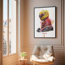 Lewis Hamilton 2025 Ferrari Poster F1 Wall Art 1889708209