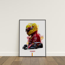 Lewis Hamilton 2025 Ferrari Poster F1 Wall Art 1889708209