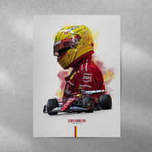 Lewis Hamilton 2025 Ferrari Poster F1 Wall Art 1889708209