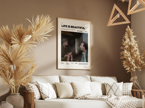 Life Is Beautiful Poster, Roberto Benigni Memorable Film Life Is Beautiful Print, Roberto Benigni Poster,Movie Wall Decor, Cult Movie Print 1887814738