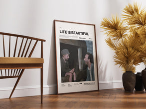 Life Is Beautiful Poster, Roberto Benigni Memorable Film Life Is Beautiful Print, Roberto Benigni Poster,Movie Wall Decor, Cult Movie Print 1887814738