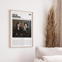 Life Is Beautiful, Roberto Benigni, Retro Movie Poster, Custom Movie Poster 4421169303