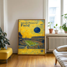 Lincoln Financial Field Poster, Eagles Poster, Minimalist, Mid-Century Modern, Football Art, Football Stadium Poster, Philadelphia (2)