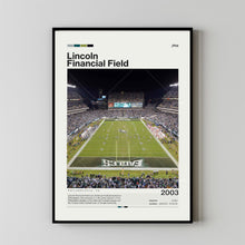 Lincoln Financial Field Poster, Philadelphia Eagles Poster Print, NFL Stadium Poster, Football Fan Gift