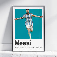 Lionel Messi Argentina Soccer Poster, Football Wall Art, Sports Decor, Fan Cave Print 1483055851