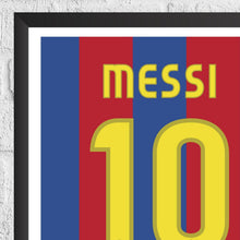 Lionel Messi Barcelona Legend Stats Football Print 1063984941