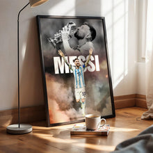 Lionel Messi Football Poster Argentina Football Art Print 4396422623