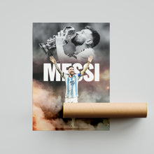 Lionel Messi Football Poster Argentina Football Art Print 4396422623