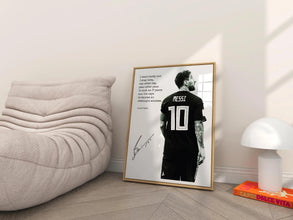 Lionel Messi Football Posters Motivational Poster for Boys Bedroom Wall Inspirational Wall Art 4313987684