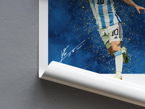 Lionel Messi Poster Messi 10 Print, Football Poster 1862312571