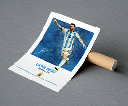 Lionel Messi Poster Messi 10 Print, Football Poster 1862312571
