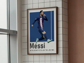Lionel Messi Poster, Argentinian Soccer Legend, Football Titles Sport Poster 1462328494