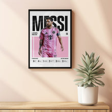 Lionel Messi #10 Poster Miami Soccer Wall Art