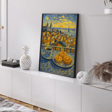 Lisbon Portugal Travel Poster, Lisbon Poster Print, Lisbon Train Wall Art, Portugal Pastel de Nata Lisbon, Food and Travel