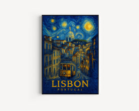 Lisbon Travel Poster - Portugal Wall Art Print, Illustration Poster, Artwork, Home & Office decor, Gift idea, Travel print, Lisboa print