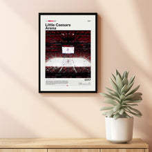 Little Caesars Arena Poster, Detroit Red Wings Poster Print, NHL Arena Poster, Hockey Fan Gift Print
