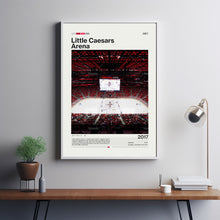 Little Caesars Arena Poster, Detroit Red Wings Poster Print, NHL Arena Poster, Hockey Fan Gift Print