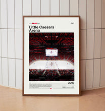 Little Caesars Arena Poster, Detroit Red Wings Poster Print, NHL Arena Poster, Hockey Fan Gift Print