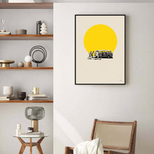 Little Miss Sunshine Inspired Poster  Mid Century Modern Poster  Minimalist Poster  Retro Art Print  Wall Art  Gifts for her 1502428053