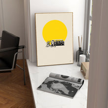 Little Miss Sunshine Inspired Poster  Mid Century Modern Poster  Minimalist Poster  Retro Art Print  Wall Art  Gifts for her 1502428053