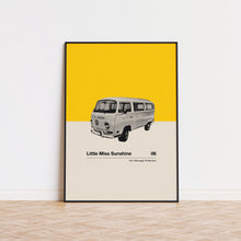 Little Miss Sunshine  Car in Movie Poster  Mid Century Modern Poster  Minimalist Poster  Retro Art Print  Classic Movie 1590996319