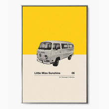 Little Miss Sunshine  Car in Movie Poster  Mid Century Modern Poster  Minimalist Poster  Retro Art Print  Classic Movie 1590996319
