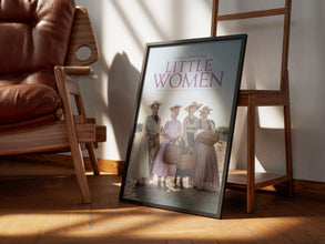 Little Women Poster, Retro Movie, Vintage Film, Gift for Siblings, Print Wall Art 4346609036