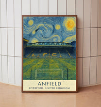 Liverpool FC  Anfield  11 x 14 inches  Black and White  Poster