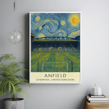 Liverpool FC  Anfield  11 x 14 inches  Black and White  Poster